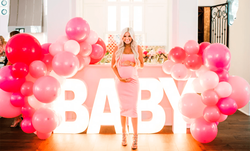 balloons decoration for baby showers