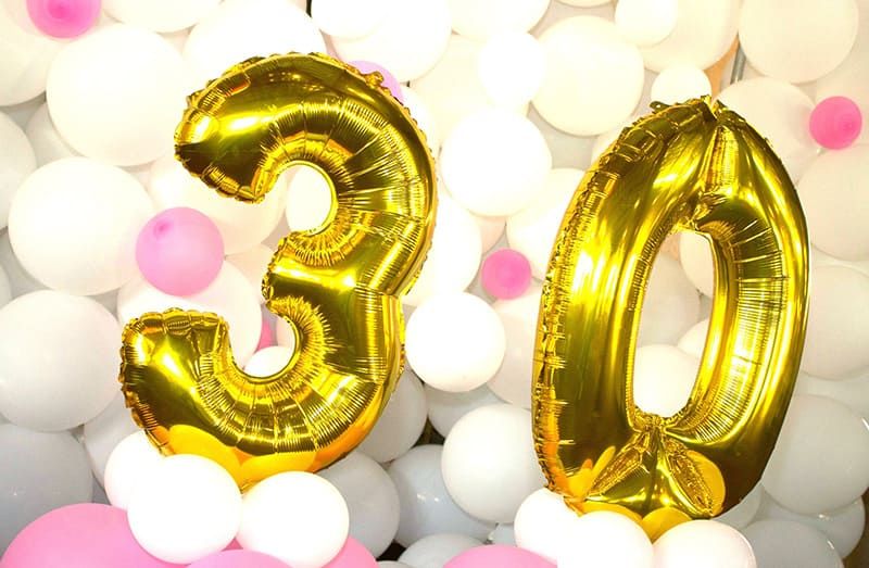 30th birthday party decorations