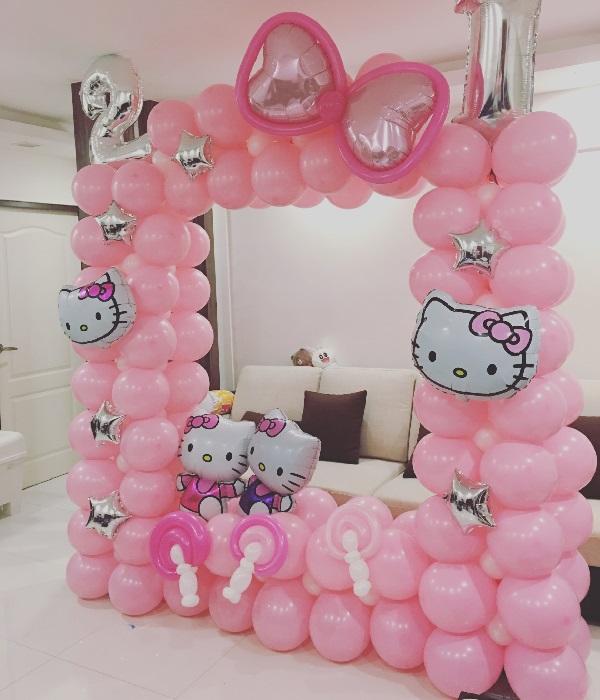 balloon centerpiece ideas no helium