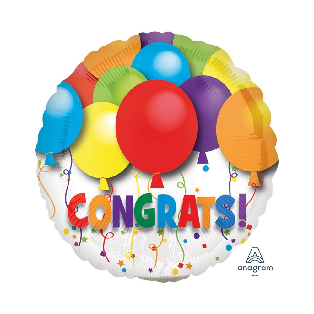 Congratulations Air Fill Balloons