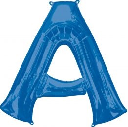 Blue Letter Balloons