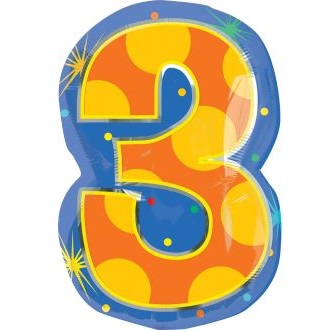 3rd Birthday Balloons