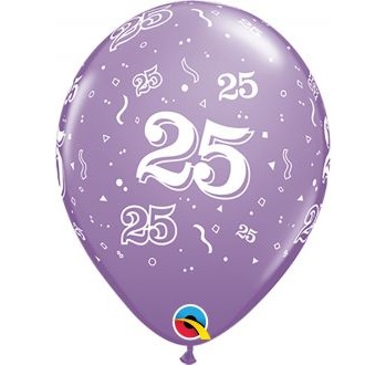 25th Birthday Balloons