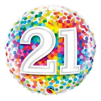 21st Birthday Balloons