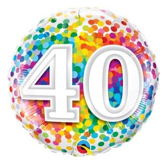 40th Birthday Balloons