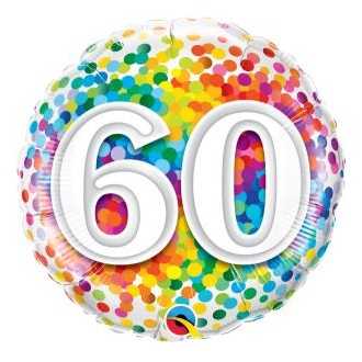 60th Birthday Balloons