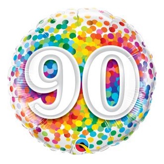 90th Birthday Balloons