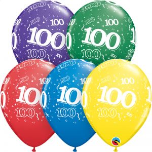 Birthday Numbers balloons
