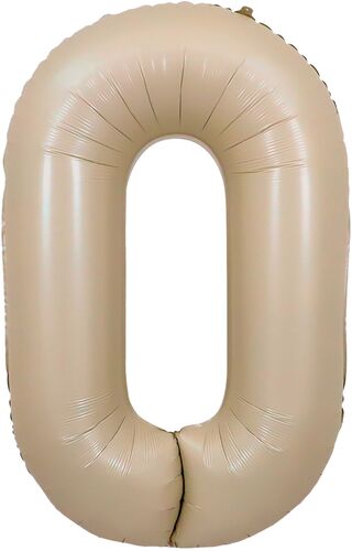 Caramel Number Balloons