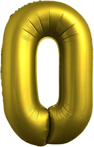 Chrome Number Balloons