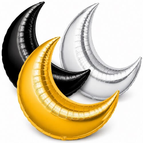 Crescent Moon Balloons