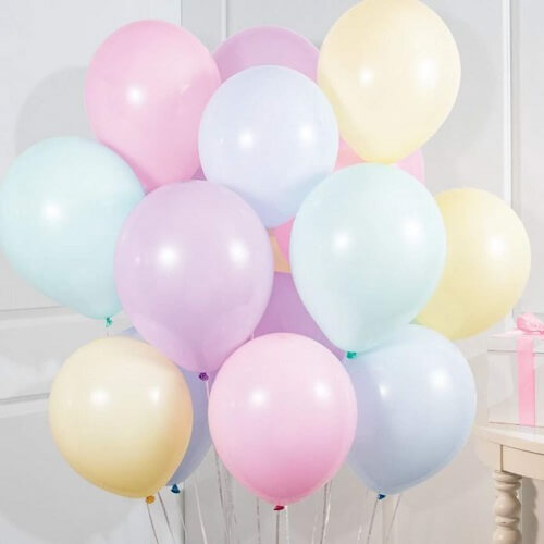 Pastel balloons