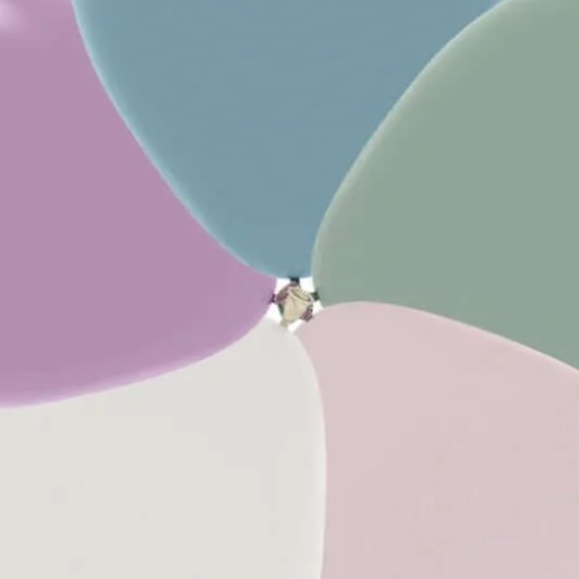Retro Color Balloons