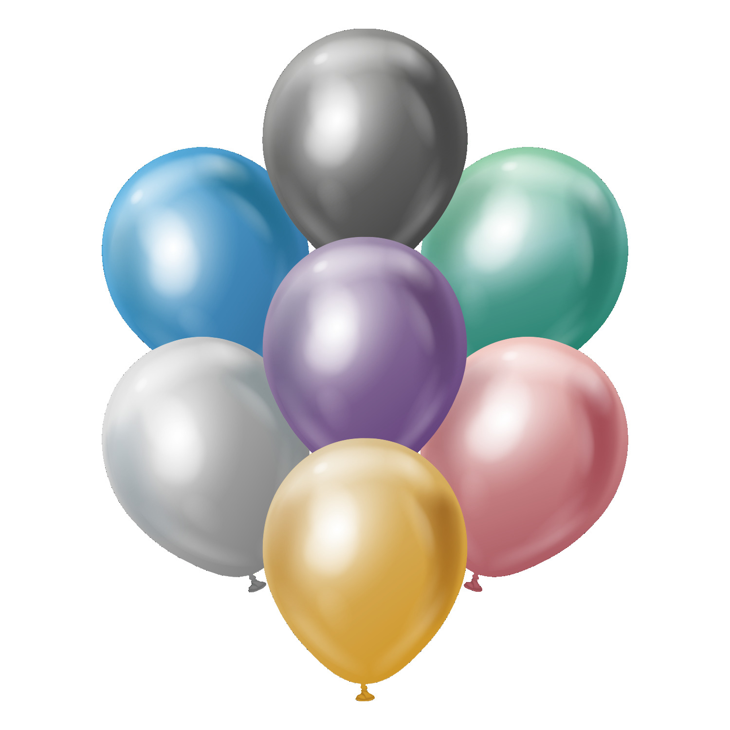 Buy 10 12 Mirror Assortment 50pcs Kalisan Balloons For Only 8 94 