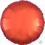 18" Metallic Orange Circle (non-packaged) Balloon