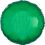 18" Metallic Green Circle Balloon