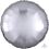 18" Metallic Silver Circle Balloon