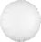18" Metallic White Circle Balloon