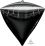 Diamondz 17" Black Balloon