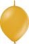 11" Metallic Gold Linking (50pcs) Belbal Balloons