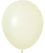 12" Standard Light Yellow (50pcs) Celetex Balloons