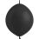 06" Pearl Jet Black Linking (100pcs) Everts Balloons
