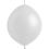 06" Standard Frosty White Linking (100pcs) Everts Balloons