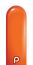 260 Standard Orange (50pcs) Prima Balloons