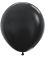 18" Metallic Black (25pcs) Sempertex Balloons