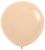 24" Pastel Matte Malibu Peach (10pcs) Sempertex Balloons