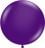 24" Crystal Purple (3pcs) TufTex Balloons