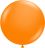 24" Crystal Tangerine (3pcs) TufTex Balloons