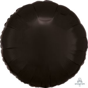 18" Black Circle (non-packaged) Balloon