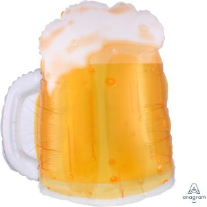 SuperShape Beer Mug Clear Balloon
