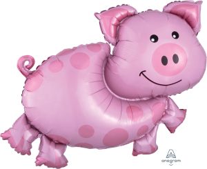 SuperShape Pig Balloon