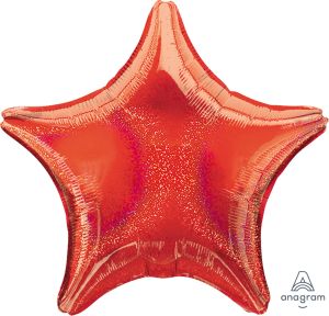 18" Dazzler Red Star (non-packaged) Balloon
