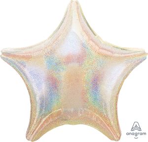 18" Dazzler Silver Star (non-packaged) Balloon