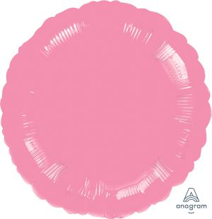 18" Metallic Pink Circle (non-packaged) Balloon