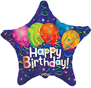 18" Birthday Festive Balloon