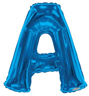 34" Royal Blue Letter A Balloon