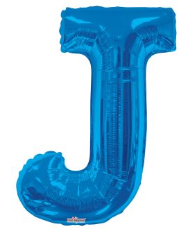 34" Royal Blue Letter J Balloon