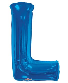 34" Royal Blue Letter L Balloon