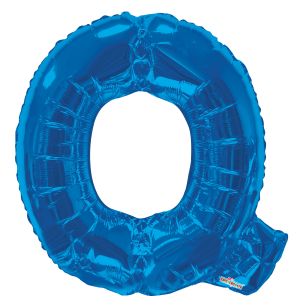 34" Royal Blue Letter Q Balloon