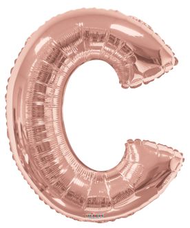 34" Rose Gold Letter C Balloon