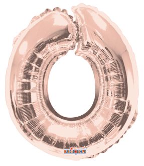 14" Rose Gold Letter O Balloon