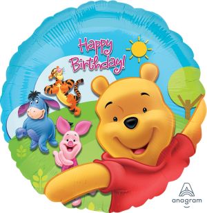 18" Pooh & Friends Sunny Birthday Balloon