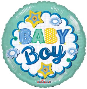 18" Baby Boy Quilt Balloon