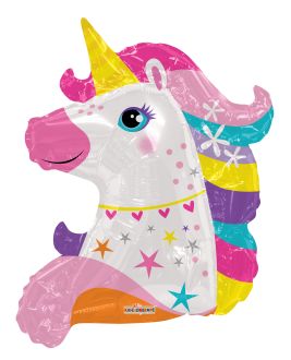 36" Unicorn Rainbow Shape Balloon