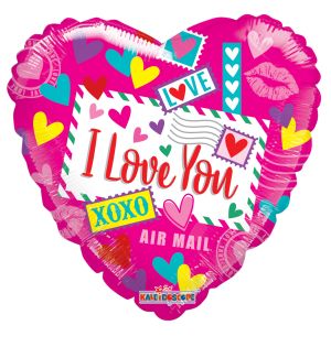 18" PSI I Love You Balloon