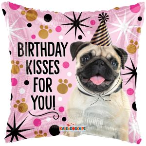 18" Birthday Kisses For You! Balloon